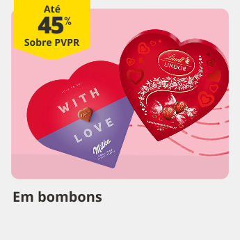 At&eacute; 45% PVP Recomendado em bombons